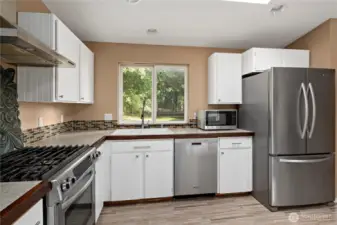 Open concept kitchen