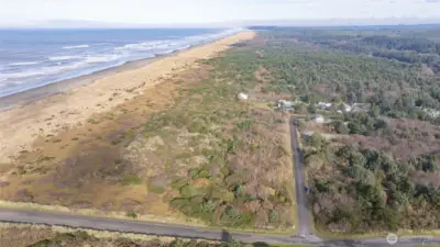 AERIAL OF BEACH APPROACH ROAD BEGINNING WITH LOT4 THROUGH LOT 16 ALONG DRIFTWOOD!