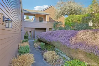 Lovely walkways with maintained landscaping