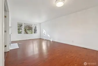 Wall space for artwork