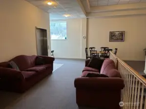 Unstairs sitting area
