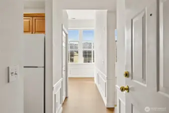 Entryway, left to the kitchen straight ahead to living room.