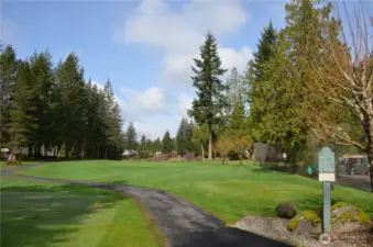 9 hole golf course in lake Limerick country Club.