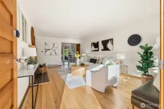 You experience the warmth and character of this home from the moment you step in!