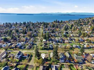 Heading west, SW Hudson becomes SW Jacobsen Rd and leads to Beach Drive.