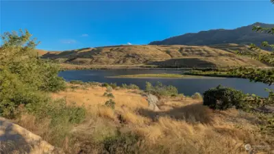 Let's take a trip[ down to the river. Looking South from center of property.