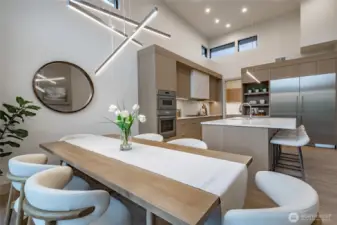 Dinning looking at Kitchen