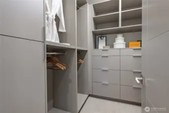 Primary closet