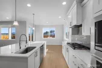 Photos of completed home on a different lot (Same Floor Plan)