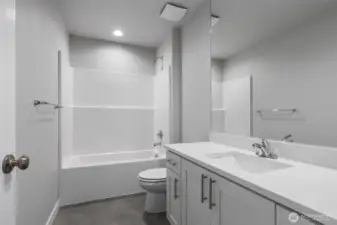 Photos of completed home on a different lot (Same Floor Plan)