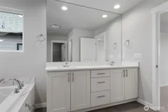 Photos of completed home on a different lot (Same Floor Plan)