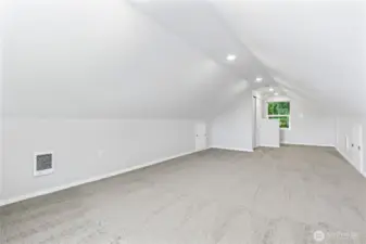 Upstairs is a HUGE 4th Bedroom or Family Room w/New Carpet