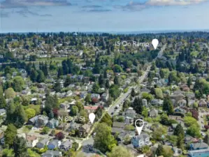 Here is a bird's eye view of the nieghborhood.