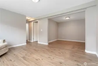 Downstairs family room