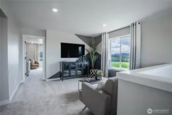 Image of model home of same plan. Colors/finishes may vary.