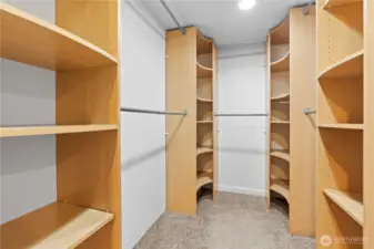 Primary walk-in closet