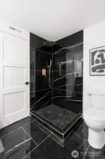Lower level bath