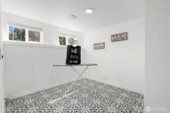 Laundry room area
