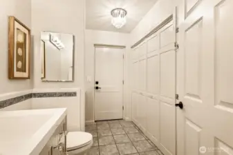 Oh, and there's a 3/4 bath downstairs, too!