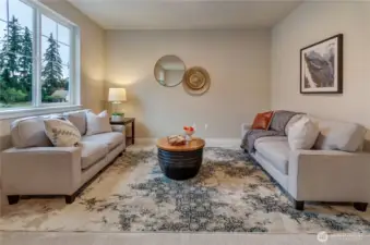 The perfect area for rest and relaxation. Perhaps to read a book or to listen to music fitting your mood.
