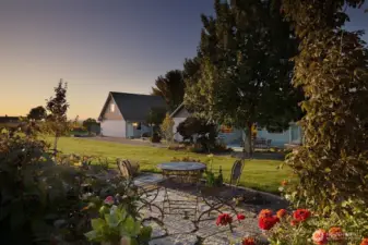 Dusk pic of back of home