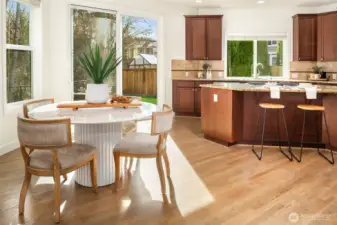 Abundant natural light