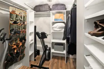 Spacious storage or potential non-conforming 4th bedroom.