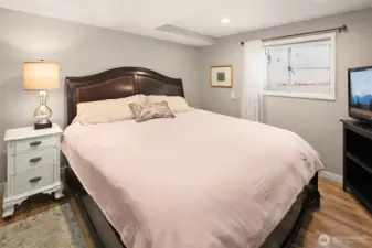 Lower level third bedroom,