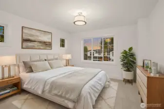 Virtually staged - Primary Suite