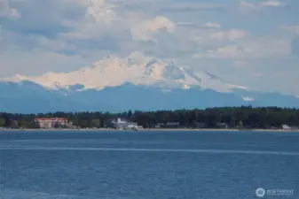 Mt Baker from Sand Dollar Beach Park