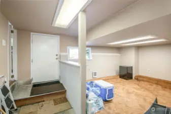Separate entrance to downstairs additional storage (do not believe the sq. footage is included in the 2,030 sq. ft.) So much potential and space & yes there is a heater.
