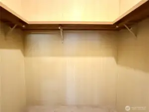 Primary walk-in closet