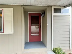 Front entrance of home.