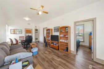 Recently updated laminated floor.