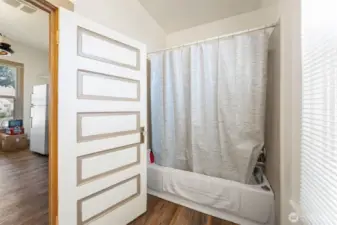 Full bath off kitchen