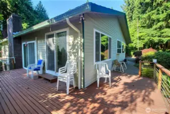 Deck facing Steet side