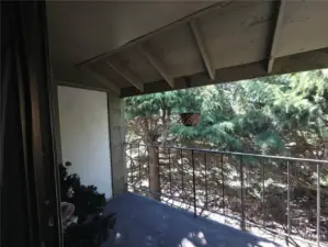 Private deck and storage