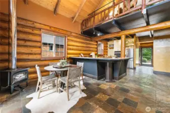 Free Standing Wood Stove Heats the Whole House