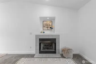 Gas Fireplace.