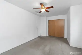 Closet in upstairs bedroom.