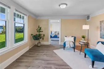 Lower unit living room
