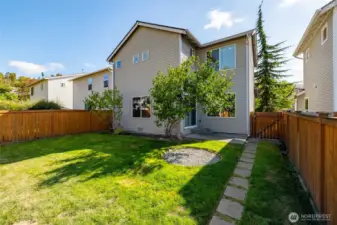Fully fenced backyard to enjoy the outdoors