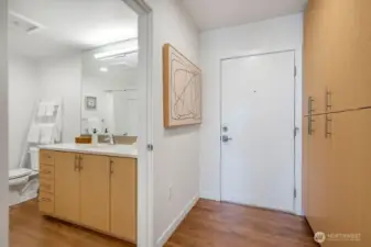 Bathroom approaching from hall