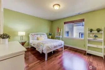 2nd bedroom oversized with private bath Easily holds 2 beds