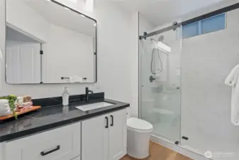 Beautifully updated guest bath