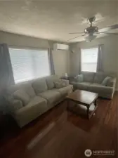 Furnished living room and TV