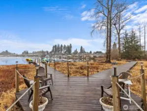 Boardwalk for residence