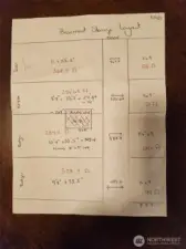 Layout and dimensions for storage specific to owner