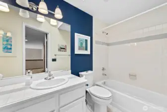 guest bath on 2nd level