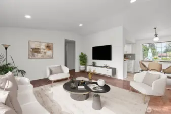 Main Living area to bedrooms